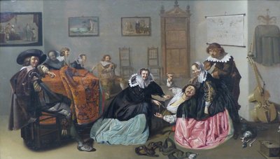 Fransk: Scène galante Bordelscene af Jacob Duck