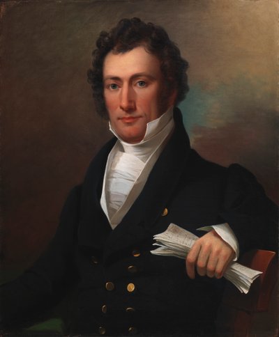 Joshua Tevis, 1827. af Jacob Eichholtz