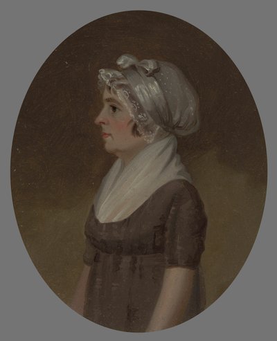 Fru Benjamin Schaum Anna Maria Heckensweiler, 180810. af Jacob Eichholtz