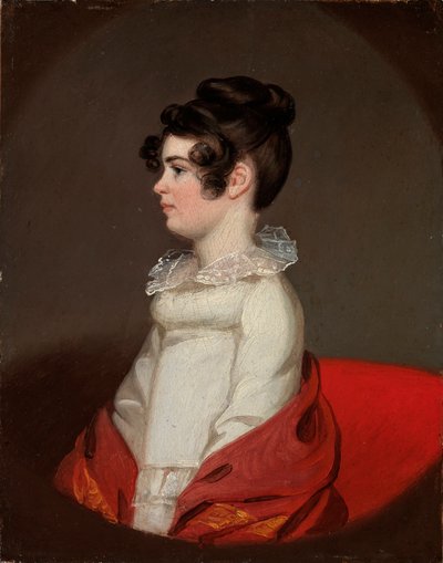 Portræt af en kvinde, ca. 1809. af Jacob Eichholtz