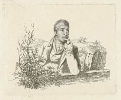 Portræt af Pieter Pieterszn. barberer af Jacob Ernst Marcus