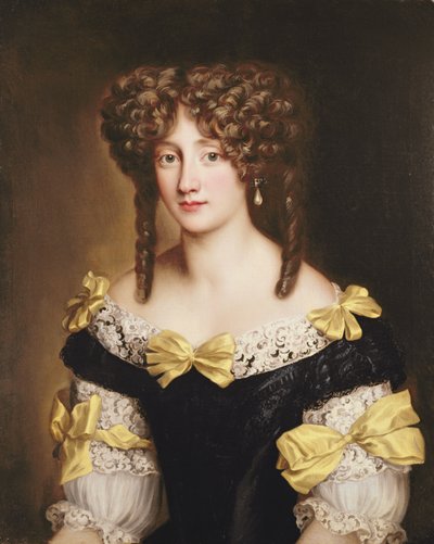 Portræt af Hortense Mancini af Jacob Ferdinand Voet