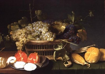 Stilleben af frugter af Jacob  Foppens van Es