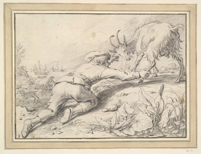 Dreng fanger en ged af Jacob Gerritsz Cuyp