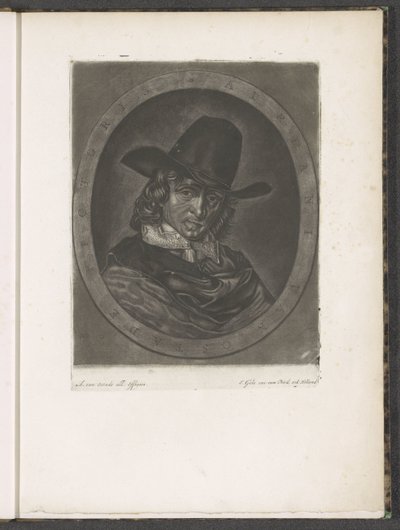 Portræt af Adriaen van Ostade af Jacob Gole
