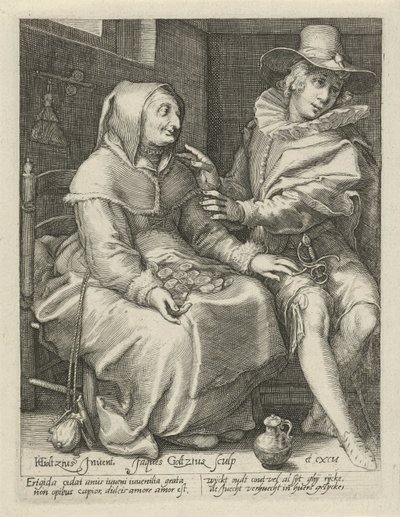 ulige kærlighed af Jacob Goltzius (II)