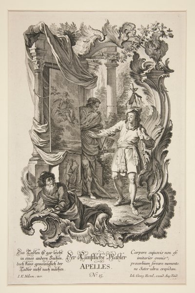 Den kunstneriske Mahler, Apelles af Jacob Gottlieb Thelot