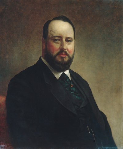 Joseph W. Drexel, 1877. af Jacob Hart Lazarus
