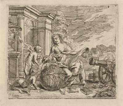 Allegori af geometri af Jacob Herreyns (I)