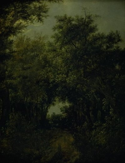 Vej i en Egeskov af Jacob van Ruisdael