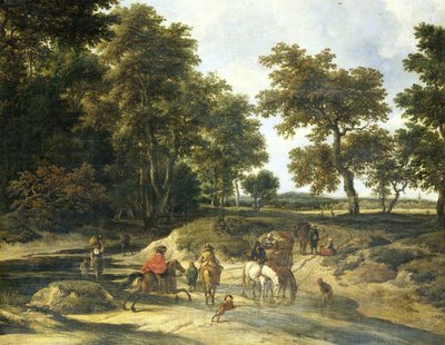 vadestedet af Jacob van Ruisdael