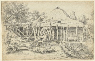 Udsigt over en vandmølle af Jacob van Ruisdael