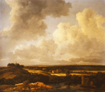 Et vidtstrakt Landskab om Sommeren, 1665-70 af Jacob van Ruisdael