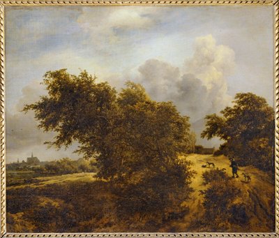 Sti i klitterne i Haarlem eller Le Buisson ... af Jacob Isaaksz. or Isaacksz. van Ruisdael