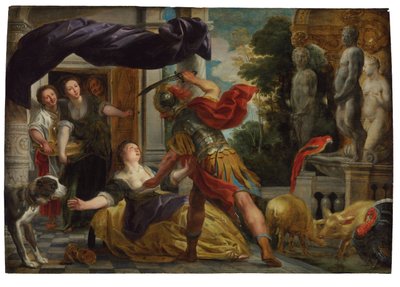 Circe og Odysseus af Jacob Jordaens