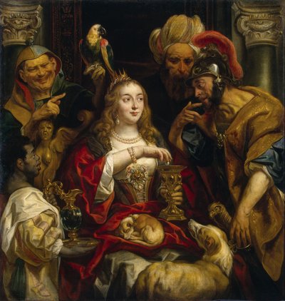 Kleopatras festmåltid af Jacob Jordaens