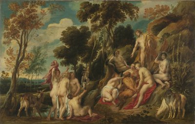 Marsyas mishandlet af muserne, 1630-1640 af Jacob Jordaens