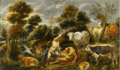 Merkur halshugger Argus (Ovid, Met.I, 568-721) af Jacob Jordaens