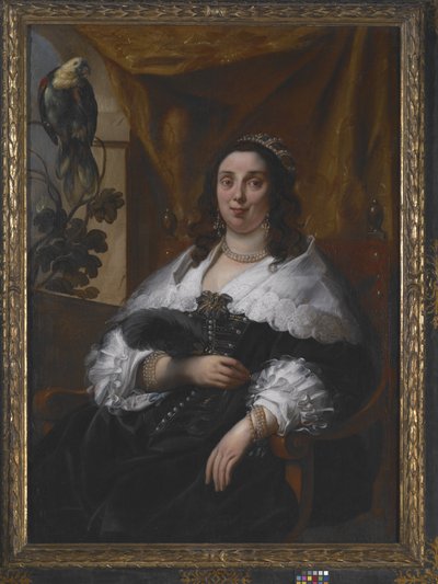 Portræt af en dame (olie på lærred) af Jacob Jordaens