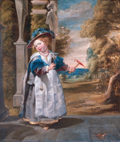 Portræt af Anna Catharina Jordaens (1629-1676) af Jacob Jordaens