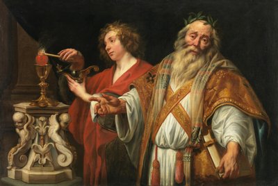 Religiøs allegori af Jacob Jordaens