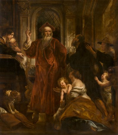 Sankt Ivo af Bretagne (olie) af Jacob Jordaens