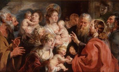Lad de små børn komme til mig af Jacob Jordaens