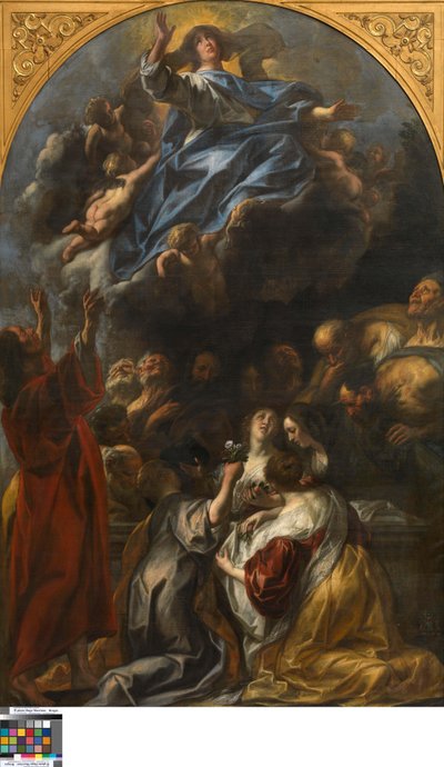 Jomfru Marias himmelfart af Jacob Jordaens