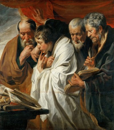 De fire evangelister af Jacob Jordaens