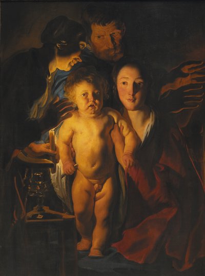 Den hellige familie, ca.1621-2 af Jacob Jordaens