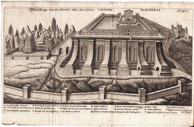 Salomons tempel i Jerusalem af Jacob Judah Aryeh Leon