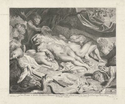 Resten af ​​Diana og hendes nymfer efter jagten af Jacob Louys