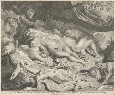 Resten af ​​Diana og hendes nymfer efter jagten af Jacob Louys