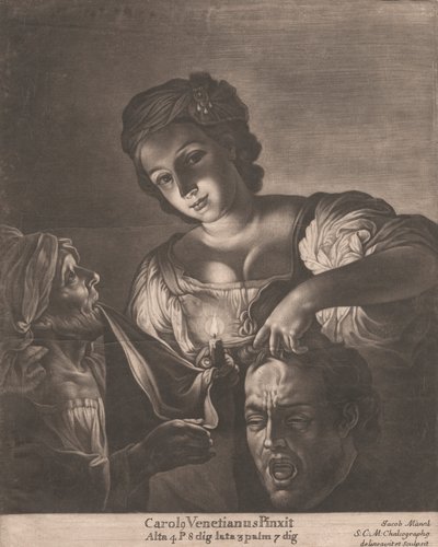 Judith med hovedet af Holofernes af Jacob Mannl
