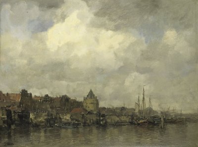 Schreierstoren på ydersiden i Amsterdam af Jacob Maris