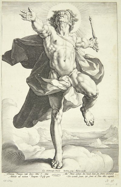 Apollo som Sol af Jacob Matham