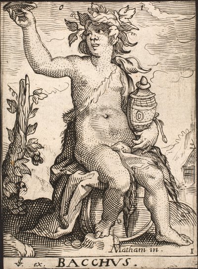 Bacchus af Jacob Matham