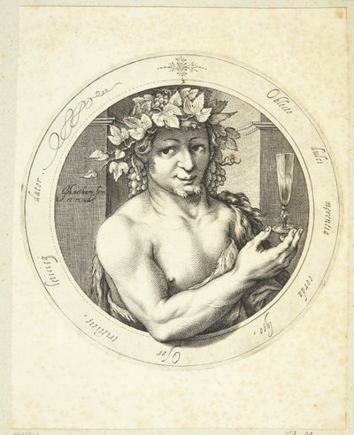 Bacchus af Jacob Matham