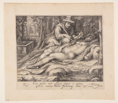Cimon og Iphigenia af Jacob Matham