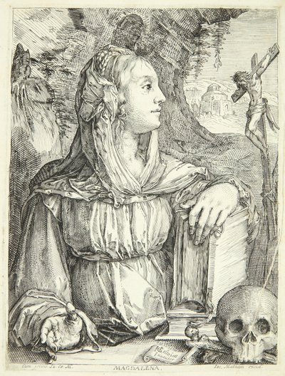 Den bodfærdige Maria Magdalene af Jacob Matham