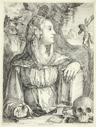 Den bodfærdige Maria Magdalene af Jacob Matham