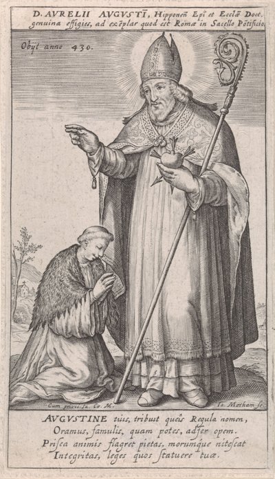 H. Augustine af Jacob Matham