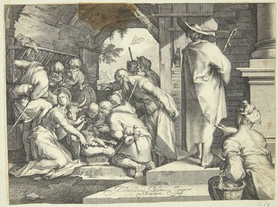 Hyrdernes tilbedelse af Jacob Matham