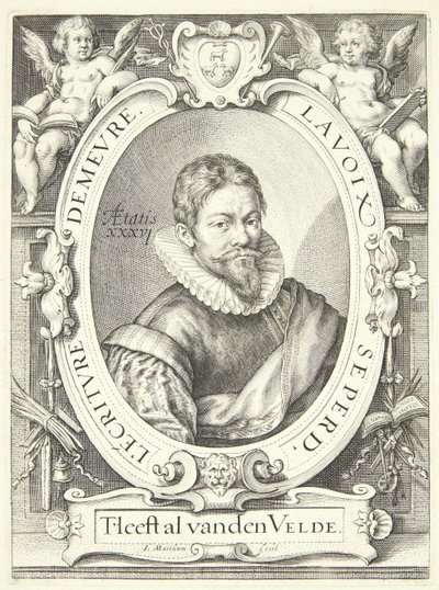 Jan van de Velde den ældre af Jacob Matham