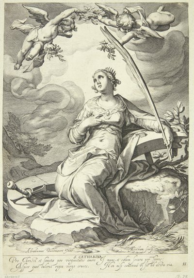 Katarina fra Alexandria af Jacob Matham