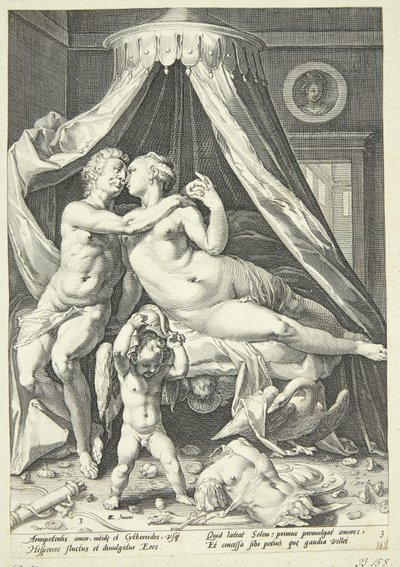 Mars og Venus af Jacob Matham
