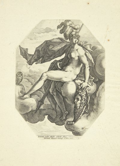 Minerva af Jacob Matham
