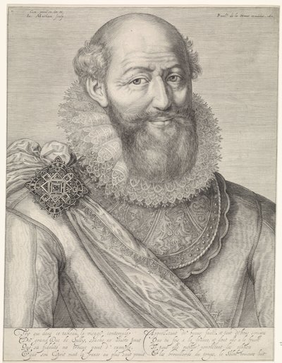 Portræt af Maximilien de Béthune af Jacob Matham