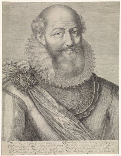 Portræt af Maximilien de Béthune af Jacob Matham