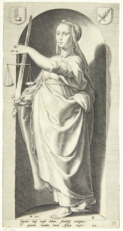 Retfærdighed af Jacob Matham
